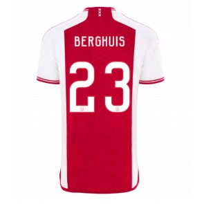 Ajax Steven Berghuis #23 Domácí Dres 2023-24 Krátký Rukáv
